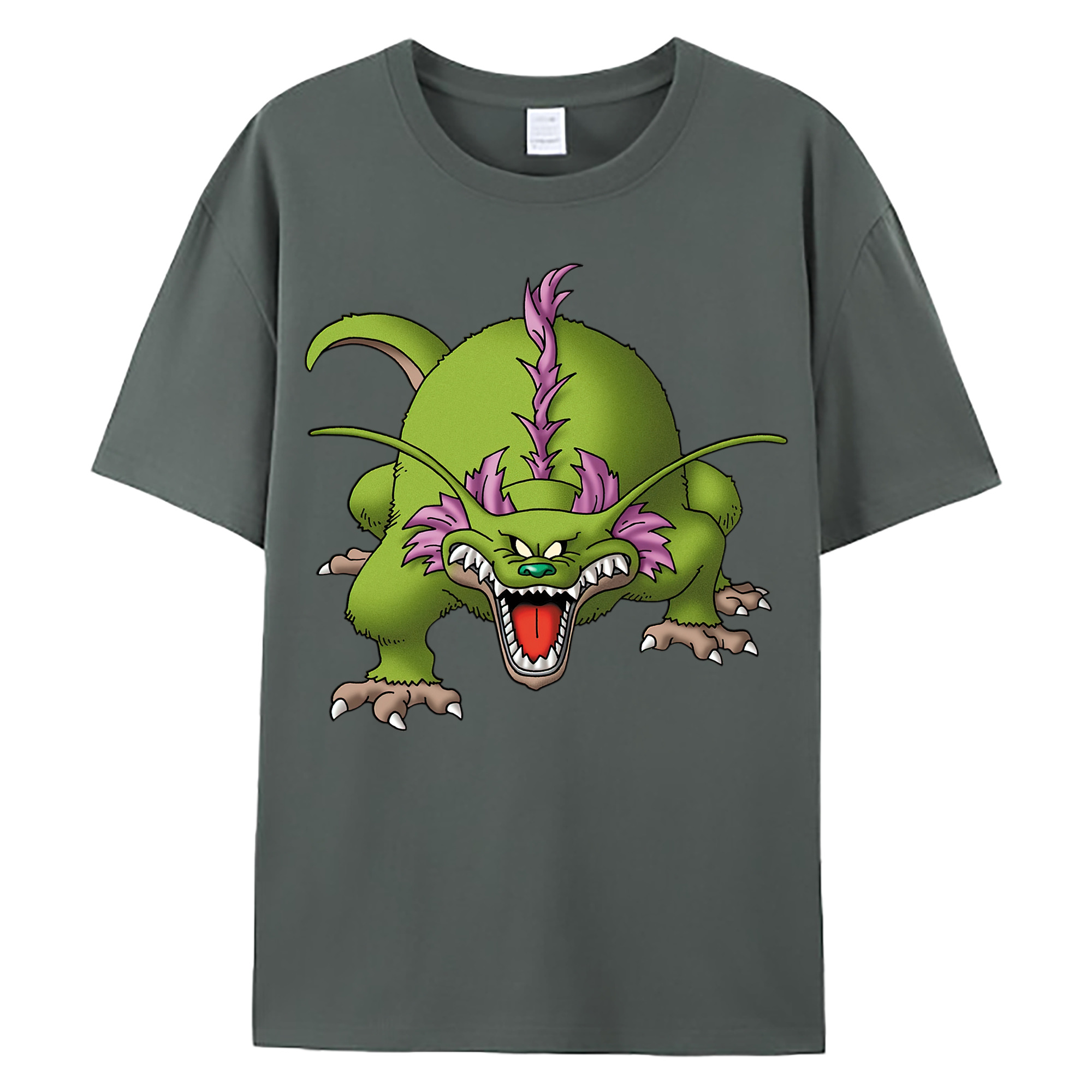 （画像用） ドラゴンクエスト Doragon Kuesuto Dragon Quest 綿100％ メンズ半袖Tシャツ｜肌触りやわらか＆通気性